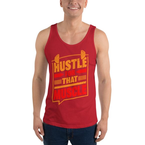 Men's Hustle for that Muscle Tank Top - Picture 2 of 7